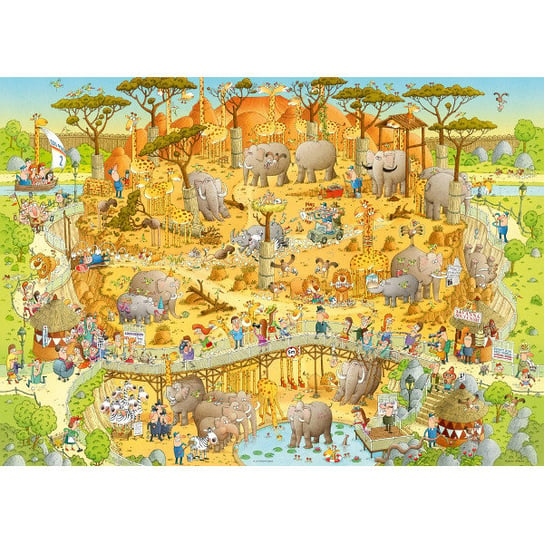 Heye, puzzle, African Habitat, 1000 el. Heye