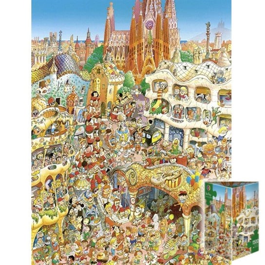Heye, puzzle, Barcelona, Prades, 1500 el. Heye