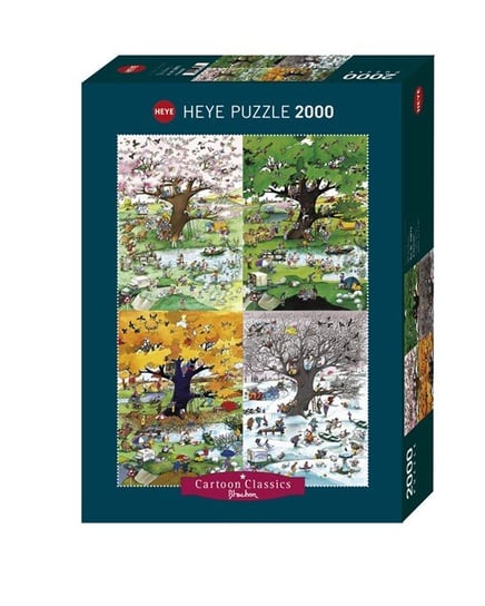 Heye, puzzle, Cztery pory roku, 2000 el. Heye