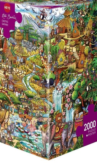 Heye, puzzle, Egzotyczne safari, 2000 el. Heye