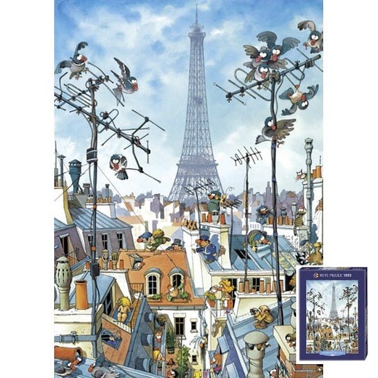 Heye, puzzle, Eiffel Tower, 1000 el. Heye