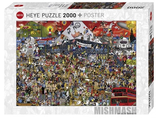 Heye, puzzle, Historia muzki, 2000 el. Heye