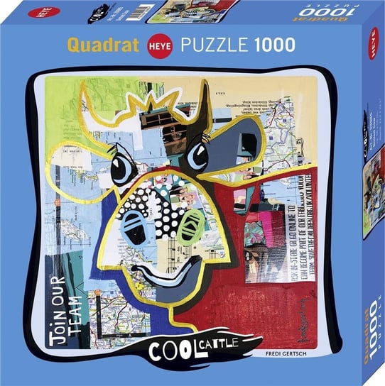 Heye, puzzle, Krowa W Kropki, 1000 el. Heye