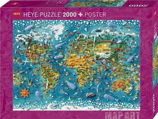 Heye, puzzle, Nasz Świat (Plakat), 2000 el. Heye