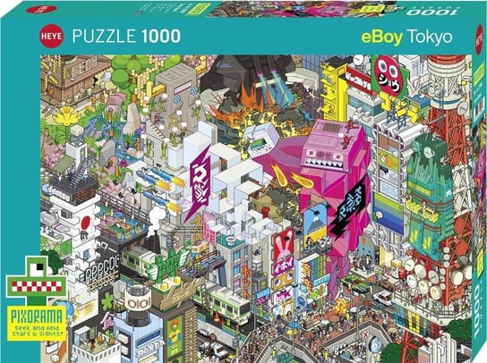 Heye, puzzle, Pixorama-Tokyo, 1000 el. Heye
