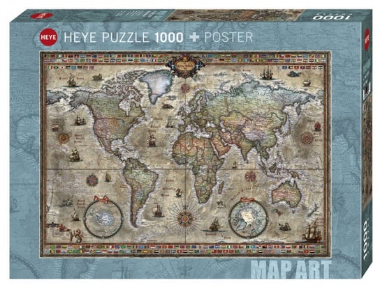 Heye, puzzle, Retro World, 1000 el. Heye