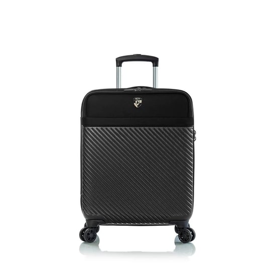 Heys Charge-A-Weigh 2.0 mała czarna walizka kabinowa na kółkach Heys