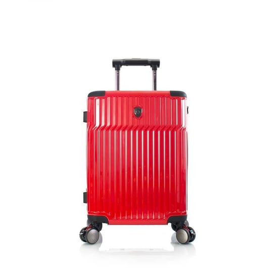 Heys Tekno średnia twarda czerwona walizka na kółkach Heys