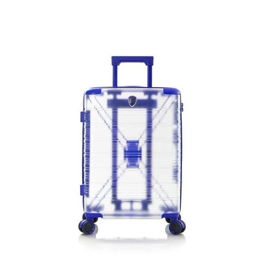 Heys X-Ray mała niebieska transparentna walizka  kabinowa na kółkach Heys