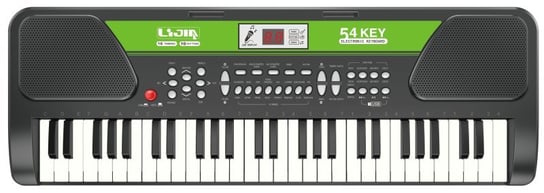 HH Poland, Keyboard, Pianinko elektryczne z mikrofonem i wyświetlaczem lcd, 54 klawisze, 187769 HH POLAND