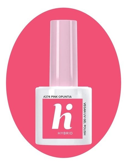 Hi Hybrid, Fiesta, Lakier hybrydowy, #274  Pink Opuntia, 5ml Hi Hybrid