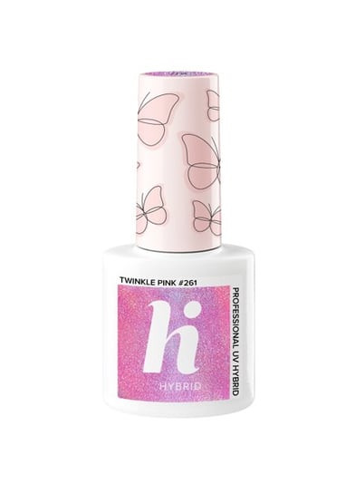 Hi Hybrid, lakier hybrydowy 261 Twinkle Pink, 5 ml Hi Hybrid