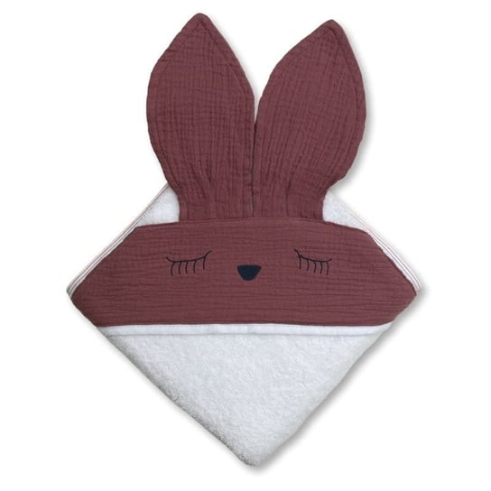 Hi Little One - Ręcznik Z Kapturem 100 X 100 Sleepy Bunny Hooded Bath Towel Lavender Hi Little One
