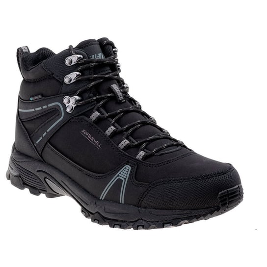 Hi-Tec Męskie Buty Do Chodzenia Hapiter Waterproof Mid Cut (M / Czarny) Hi-Tec