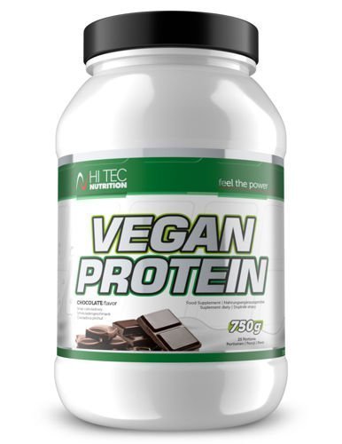 Hi Tec, Odżywka białkowa, Vegan Protein, puszka, 750 g, czekolada Hi-Tec
