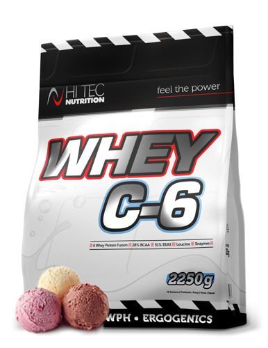 HI TEC, Odżywka białkowa, Whey C-6, 2250g, lody Hi-Tec