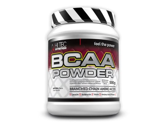HI TEC, Suplemant aminokwasowy, BCAA Powder, 500 g, naturalny Hi-Tec