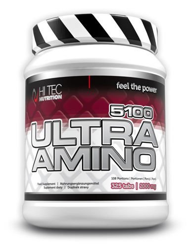 HI TEC, Suplement aminokwasowy, Ultra Amino 5100, 325 kapsułek Hi-Tec