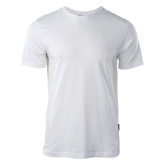 Hi-Tec T-Shirt Męska Jeden Kolor (L / Ciepły Biały) Hi-Tec