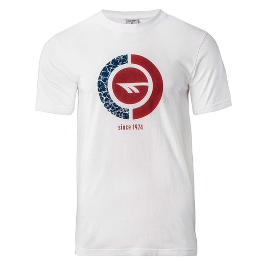 Hi-Tec T-Shirt Męska Rakan (XL 8,5-9 / Ciepły Biały) Hi-Tec