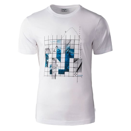 Hi-Tec T-Shirt Męska Roden (XL 8,5-9 / Ciepły Biały) Hi-Tec