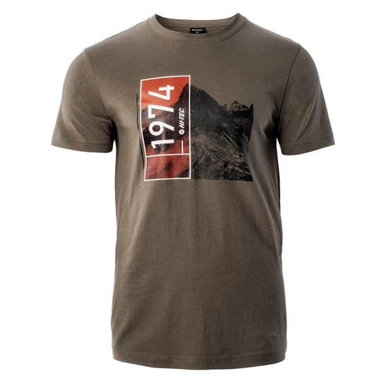 Hi-Tec T-Shirt Męska Vandro 1974 (S (52-55 Cm) / Jasnozielony) Hi-Tec