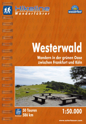 Hikeline Wanderführer Westerwald 1 : 50 000 Esterbauer Gmbh, Esterbauer Verlag Gmbh