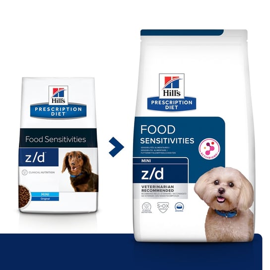 Hill's Pd Prescription Diet Canine Z/d Food Sensitivities Mini 1kg Hill's