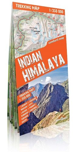Himalaje indyjskie. Mapa trekkingowa 1:350 000 Terraquest