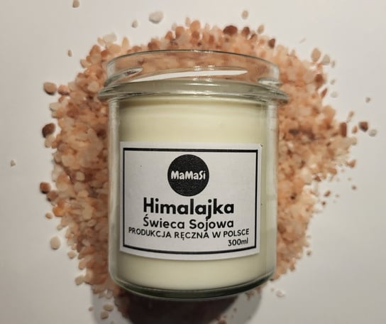 Himalajka Świeca Sojowa Jodująca Z Solą Himalajską 300Ml Mamasi Candle