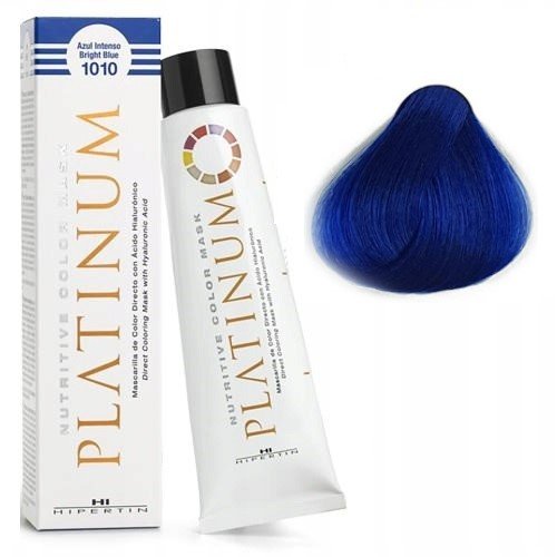 HIPERTIN Maska koloryzująca do włosów PLATINUM 1010 BRIGHT BLUE - 100ml Inna marka