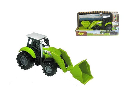 Hipo, Traktor z osprzętem, 15 cm, światło dźwięk Hipo