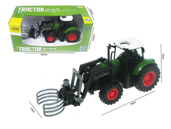 Hipo, Traktor z osprzętem, 30 cm Hipo