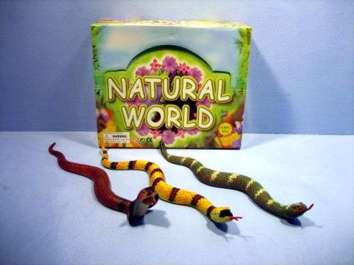 Hipo, -Zwierzęta gumowe, wąż z grosz, 32 cm, A018P Hipo