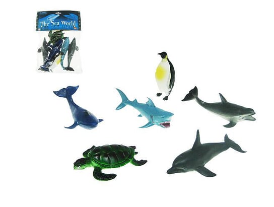 Hipo, Zwierzęta morskie 12-16cm 6 sztuk Hipo