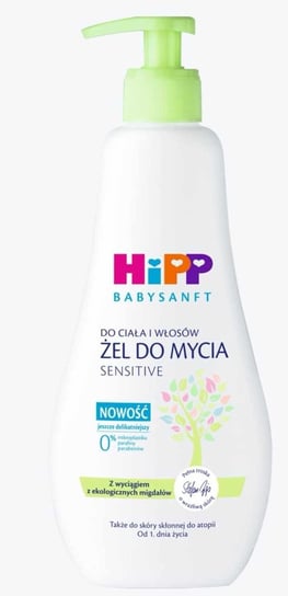 Hipp Babysanft Żel Do Mycia Ciała I Włosów 400 Ml Inna marka