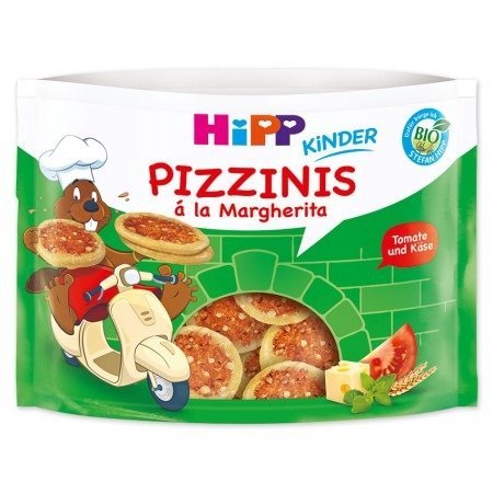HiPP, Bio, ciasteczka mini pizza z pomidorami serem, 50 g Hipp