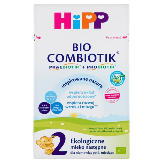 HiPP, Bio Combiotik, Mleko ekologiczne po 6 miesiącu, 550 g Hipp