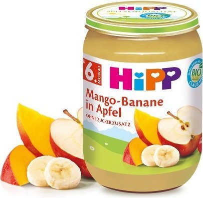 HiPP, Bio, deserek mango banan jabłko, 190 g Hipp