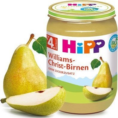 HiPP, Bio, deserek owocowy z gruszek i jabłek, 190 g Hipp