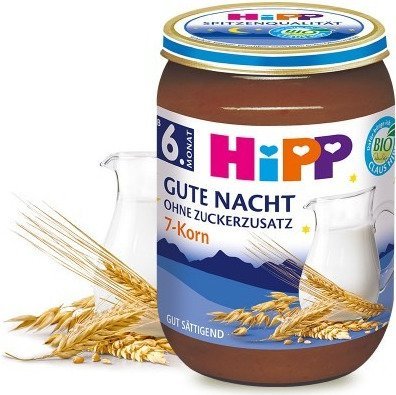 HiPP, Bio, gotowa kaszka mleczna na noc 7 ziaren, 190 g Hipp