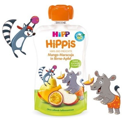 HiPP, Bio HiPPiS, mus mango marakuja jabłko gruszka, 100 g Hipp