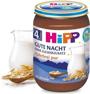 HiPP, Bio, kaszka mleczna na noc owsiana, 190 g Hipp