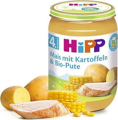 HiPP, Bio, kukurydza z ziemniakami indyk, 190 g Hipp