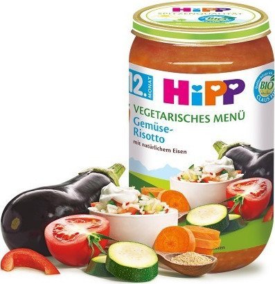HiPP, Bio, wegetariańskie risotto warzywne, 250 g Hipp