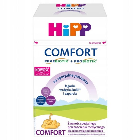 HiPP Comfort Combiotik - na wzdęcia, kolki i zaparcia, 600g Hipp