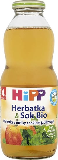 Hipp, Herbatka&sok, Herbatka z melisy z sokiem jabłkowym 500 ml, 4m+ Hipp