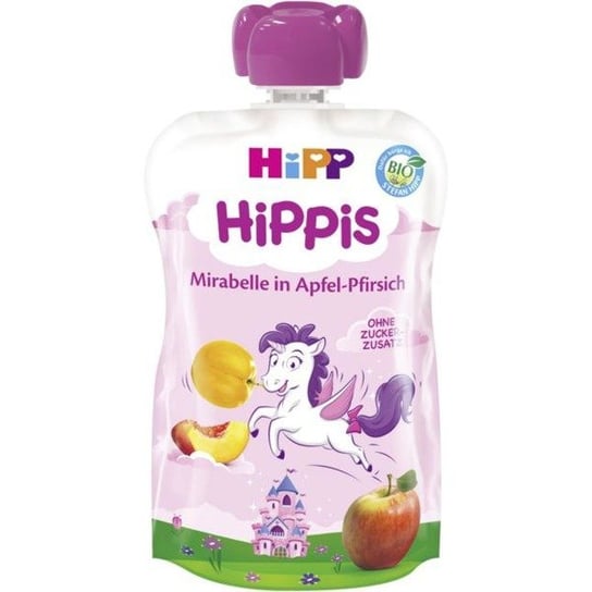 HiPP, HiPPiS Bio, mus jabłka mirabelki brzoskwinie, 100 g Hipp
