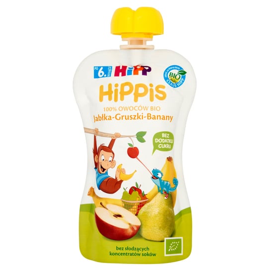 Hipp hippis deserek jabłka gruszki banany 6m+ 100g Hipp