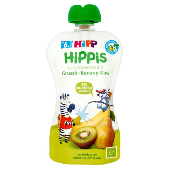 Hipp Hippis mus deser gruszki banany kiwi 6m+ 100g Hipp